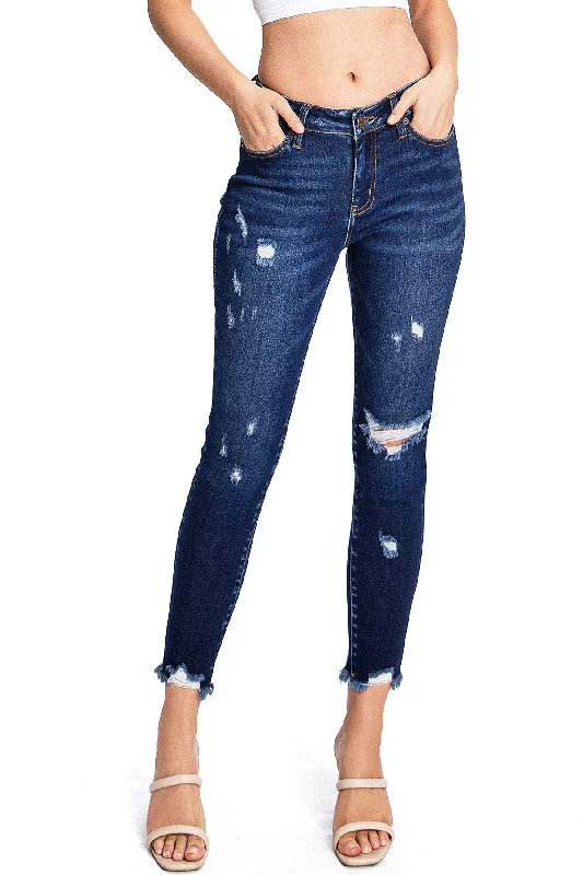 High-end Jeans for Exclusivity -Diverge Ripped Skinnys