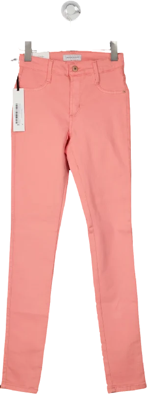 Affordable stretch straight jeans for tight budgets -James Jeans Pink  Legging Jean BNWT W29