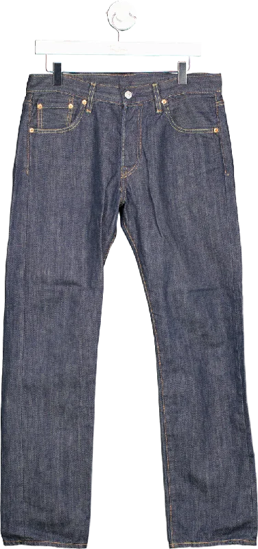 Stonewash straight jeans for classic denim texture -Levi's Blue Original 501 Jeans W 30 L 30