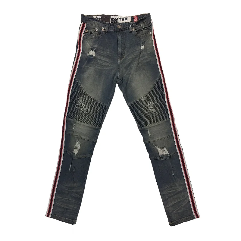 Graduation Jeans for Milestone -Beat & Rhythm Stripe Jean (Vintage)