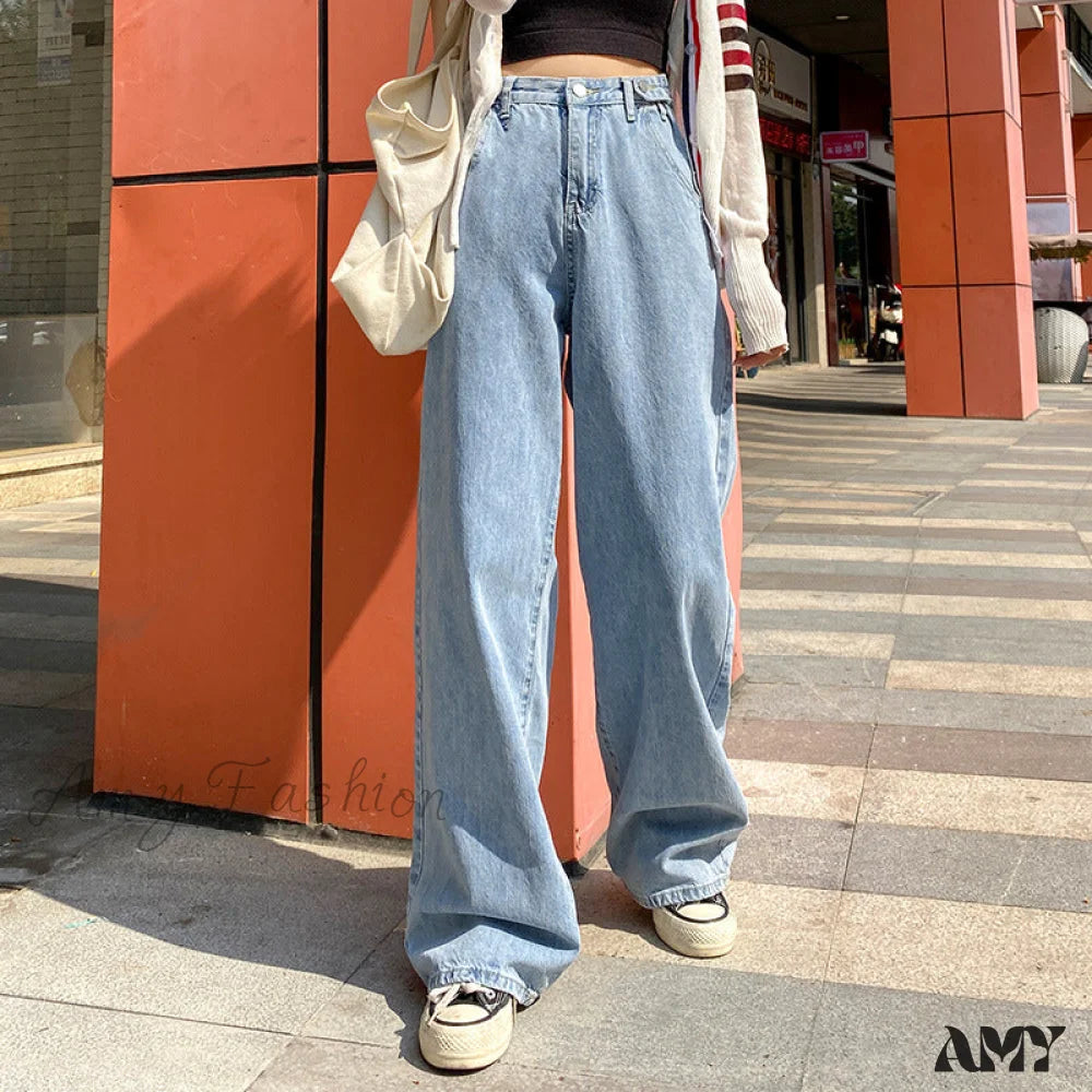 Weather-resistant pants for unpredictable climate needs -Amy Fashion - Korean Style Denim Boot Jeans