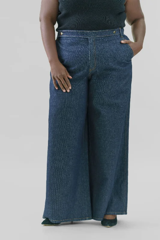 Retro bell-bottom pants for 70s-inspired fashion -JOCELYN PANT