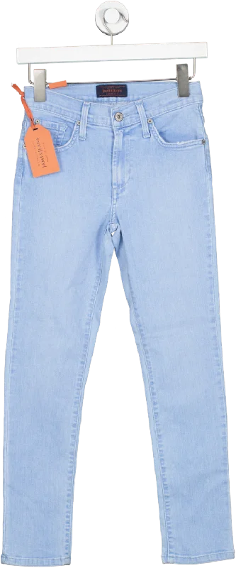 Designer straight jeans for upscale denim lovers -James Jeans Light Blue Crop Legging Jeans BNWT W25