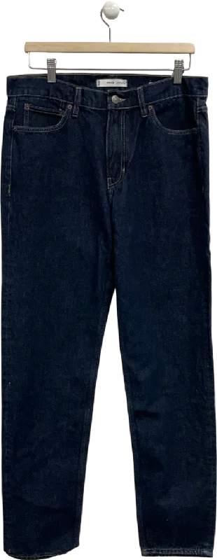 Casual faded straight jeans for weekend vibes -MANGO Blue Bob Regularly Fit Jeans W32