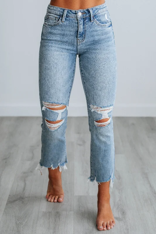 Casual twill pants for easygoing daily outfits -Chrissy Vervet Jeans