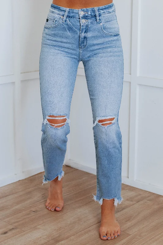 Classic straight-leg pants for versatile daily wear -Dolly KanCan Jeans