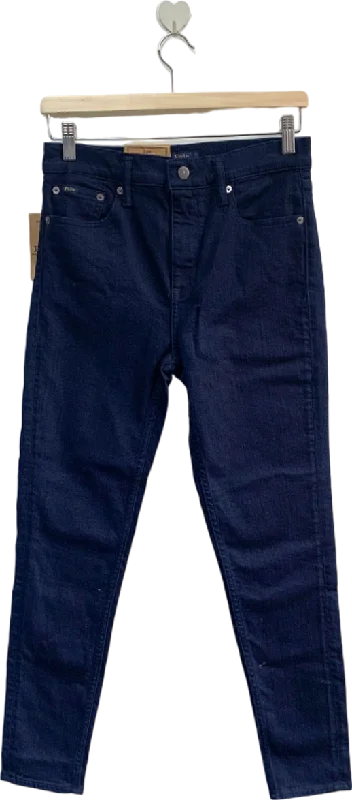 Eco-conscious straight jeans with recycled materials -Polo Ralph Lauren Indigo The Tompkins Skinny High Rise Ankle Jeans W27