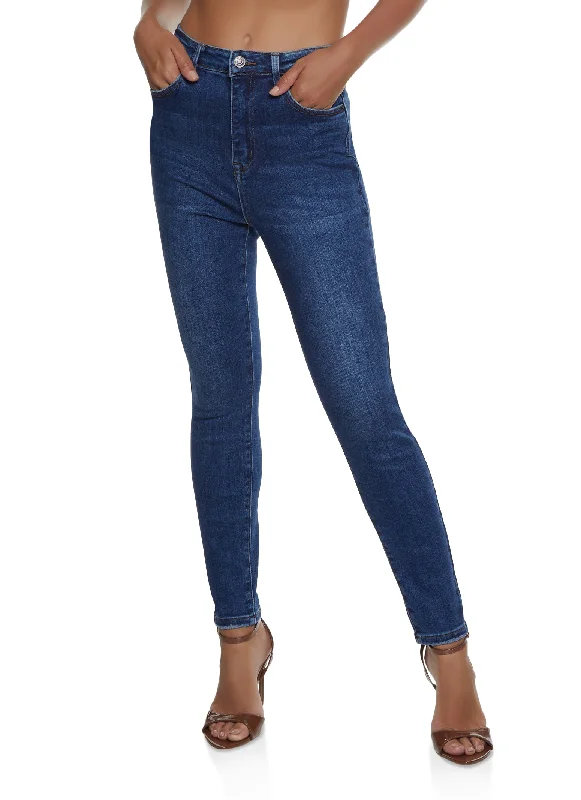 Shorts Jeans for Hot Days -WAX Basic High Waisted Skinny Jeans