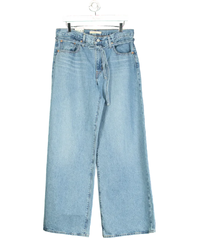 Premium straight jeans with designer brand appeal -levis Blue Xl Straight Jean W30