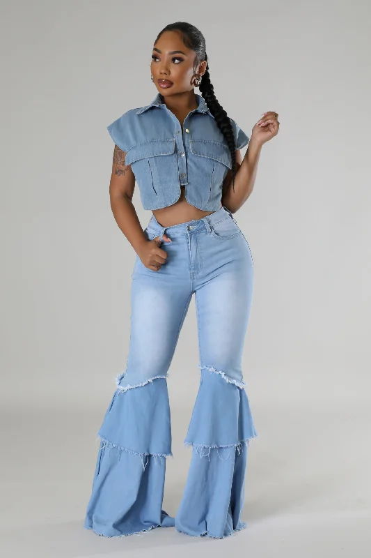 Classic fit straight jeans for all body types -Vegas Showgirl Jeans