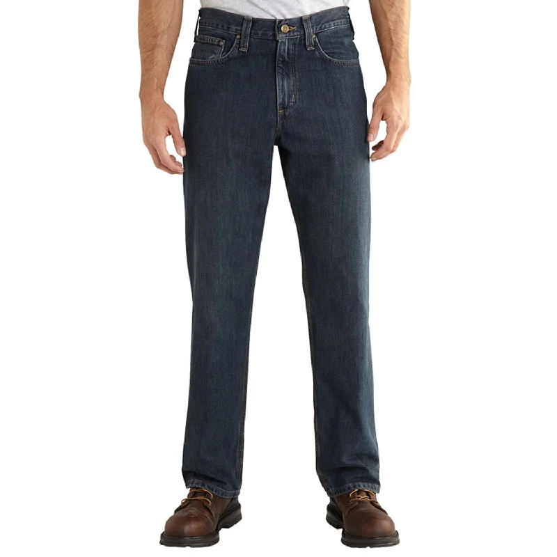 Comfortable stretch pants for casual daily wear -Carhartt Men's Relaxed Fit Holter Jean_Bedrock