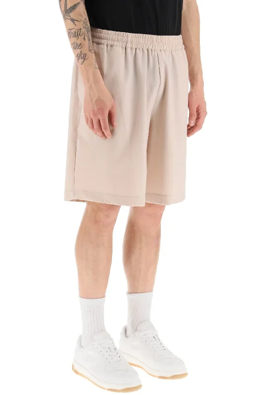 Comfortable lounge shorts for men with soft fabrics for relaxation after a long day-stretch wool shorts