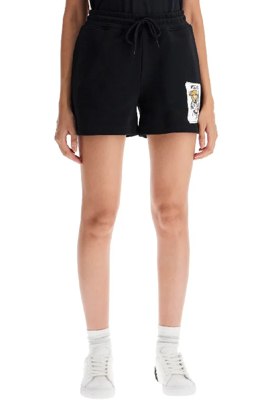 Comfortable sweat shorts for women with cozy fabrics for casual days at home-teddy bear sports shorts