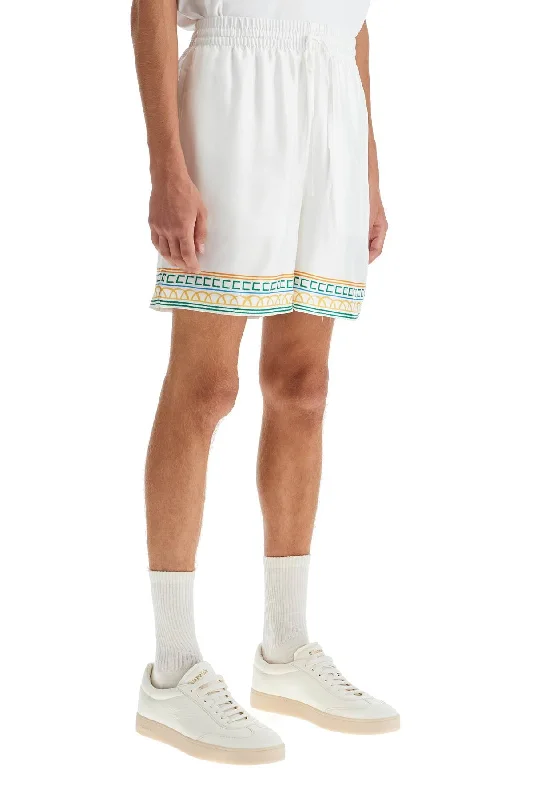 Best golf shorts for men with a modern fit and performance-enhancing fabrics-silk bermuda shorts 'crayon temple