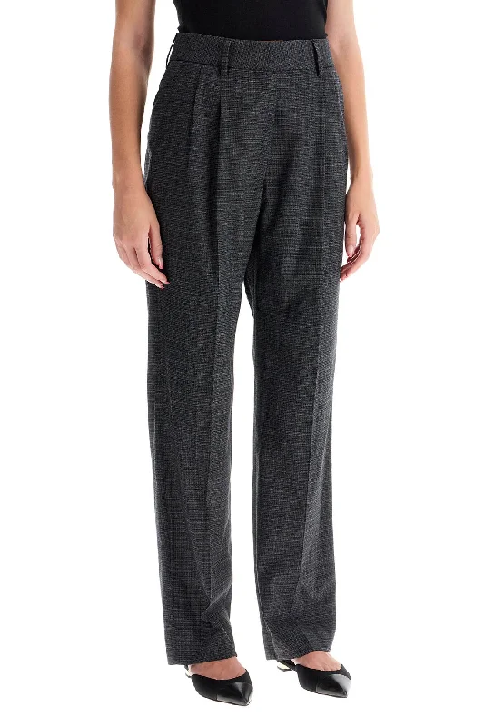 Stylish wide-leg pants for bold evening looks -hunley fox woolen trousers