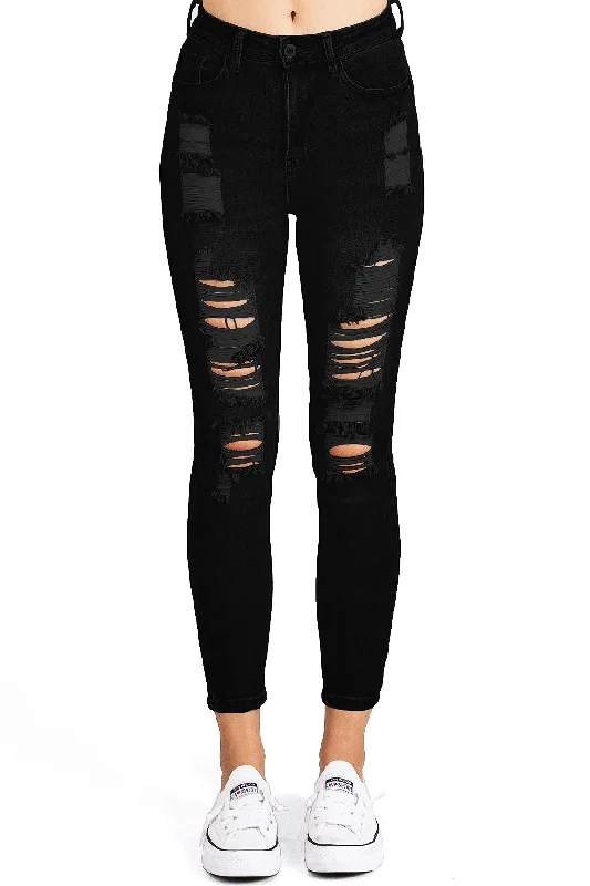 Distressed Black