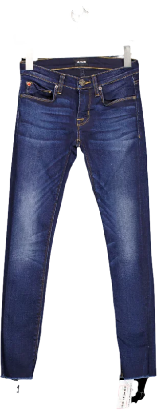 Durable straight jeans for rugged outdoor activities -Hudson Blue Dark Denim Jeans W23