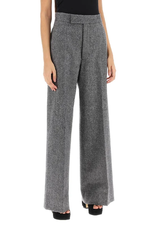 Bold patterned pants for standout fashion statements -lauren trousers in donegal tweed