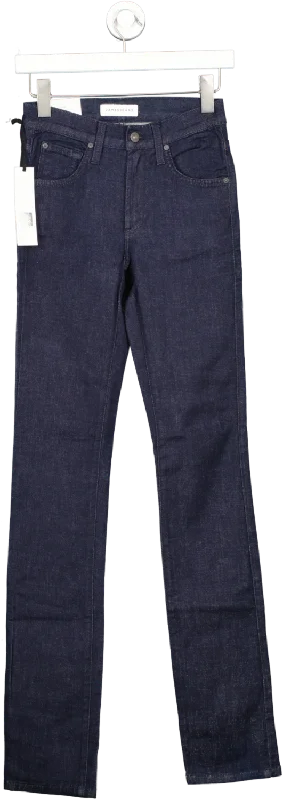 Stretch denim straight jeans for flexible movement -James Jeans Dark Blue High Rise Straight Leg  Jeans BNWT W24