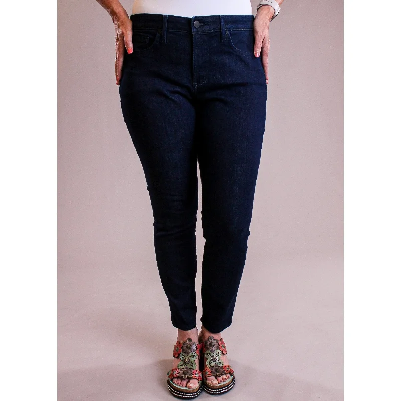 Lightweight denim straight jeans for travel packing -Not Your Daughter's Jeans Ami Skinny Petite in Rinse