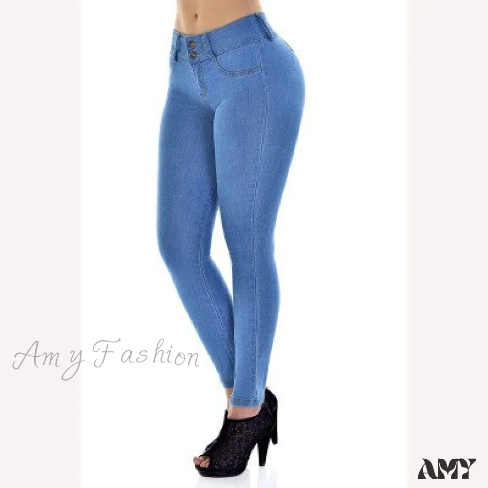 Slim-fit dress pants for sharp evening events -Amy Fashion - Slim Skinny Bodycon Pantalon Femme Pencil Pants