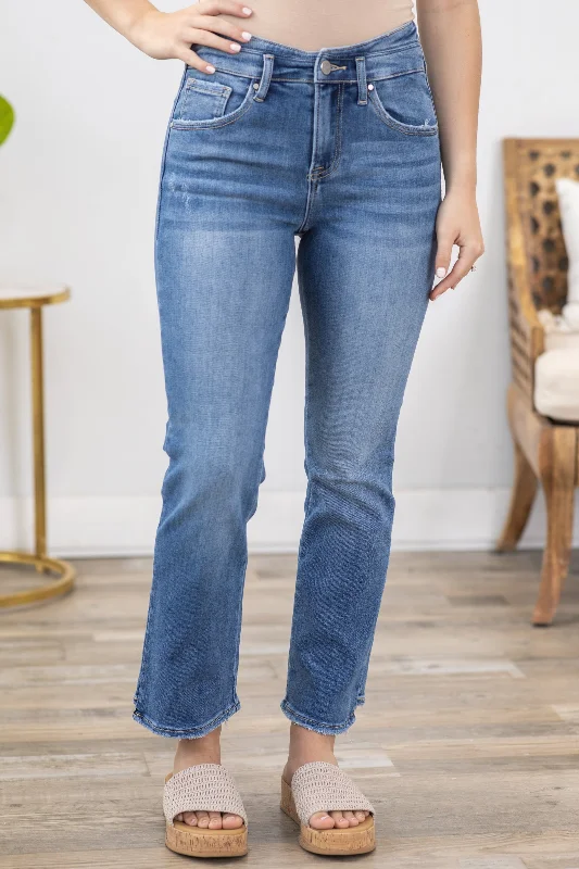 High-rise straight jeans with modern slim cut -Risen High Rise Slim Straight Jeans