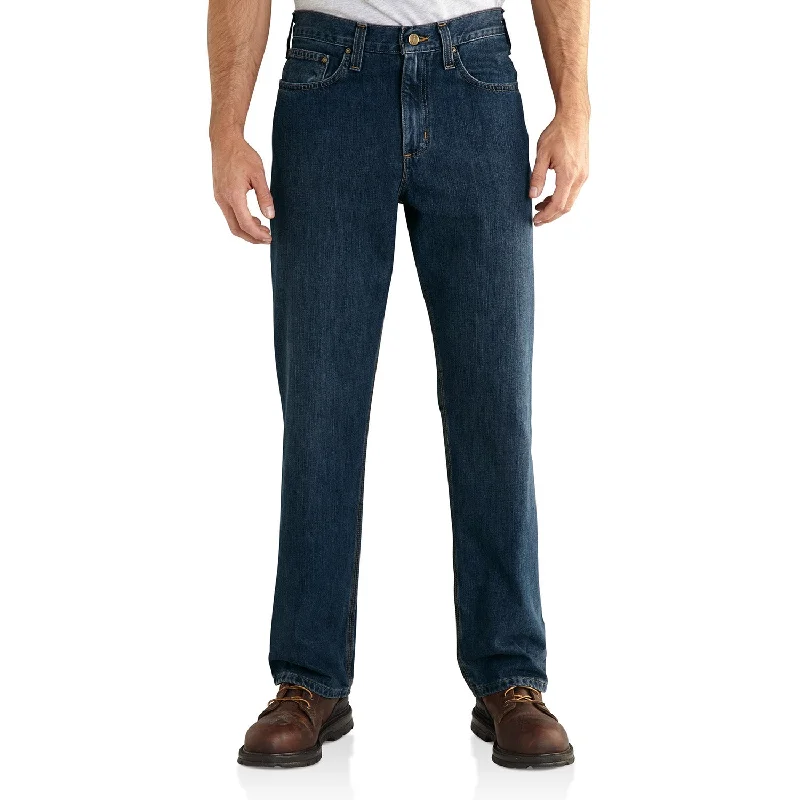 Adjustable waist pants for custom fit ease -Carhartt Men's Relaxed Fit Holter Jean_Frontier