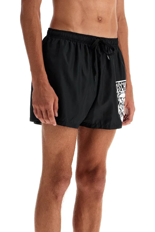 Versatile athletic shorts for men with deep pockets for keys, phone, and wallet-sea print boxer shorts for