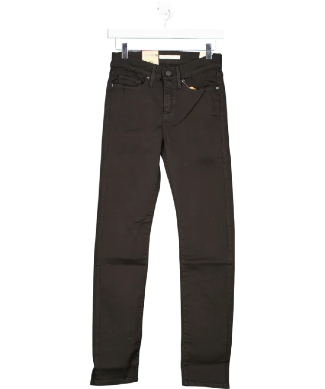 Premium stretch straight jeans for luxury feel -levis 312 Black Shaping Slim Jeans W27