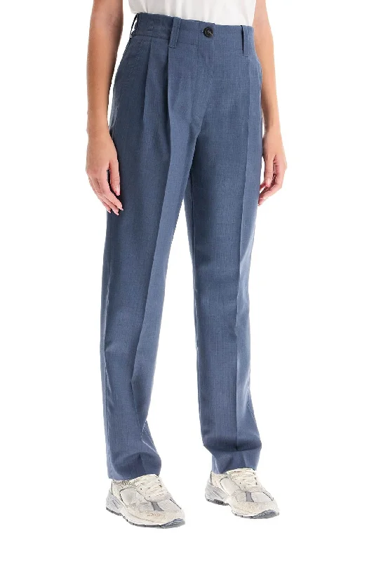 Breathable linen pants for hot summer days -soft wool trousers for comfortable wear