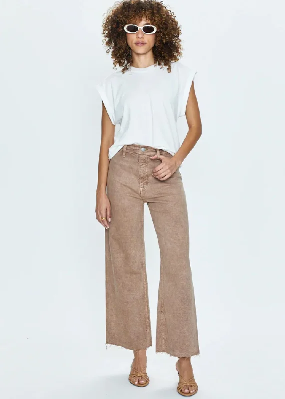 Sustainable Jeans for Eco -Pistola Penny Crop- Cashew ***FINAL SALE***