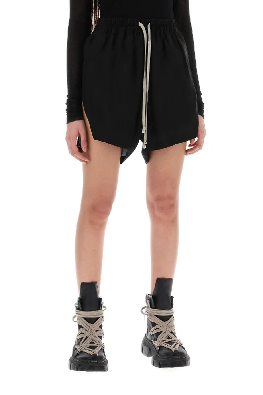 Classic plaid shorts for men with a crisp design for a smart-casual look-Rick owens japonette sporty shorts