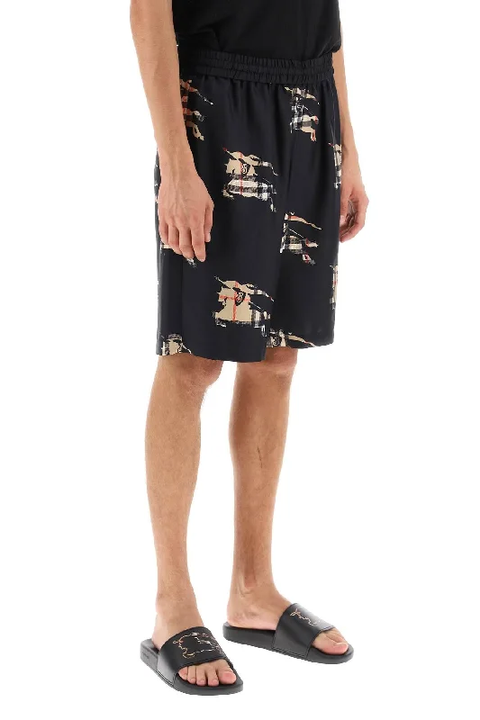 Cargo shorts with a comfortable fit for outdoor adventures and daily wear-shorts with ekd motif