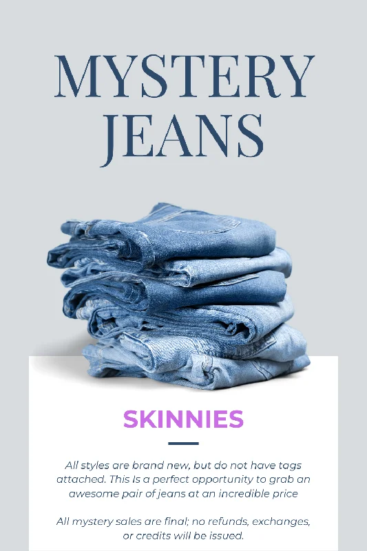 Holiday Jeans for Festive -Mystery Jeans - Skinnies