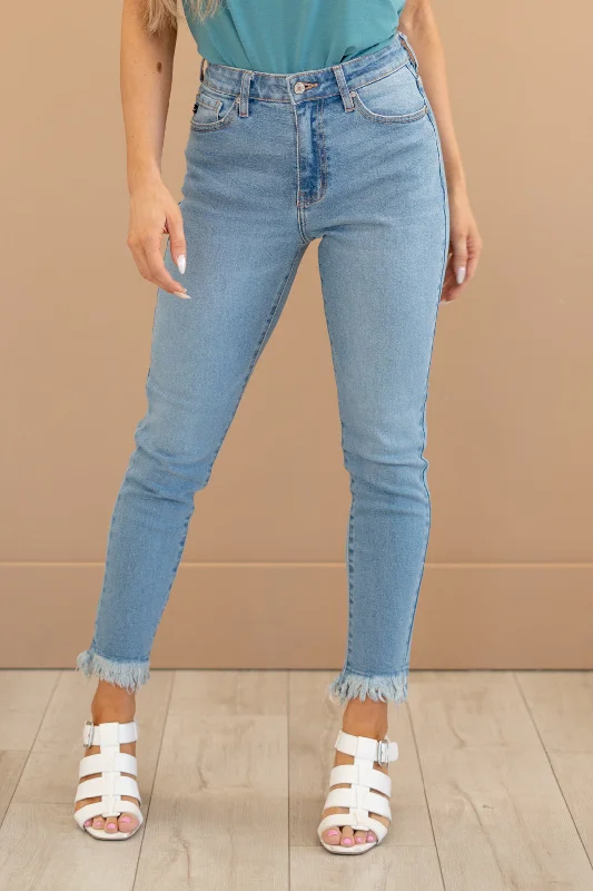 School Jeans for Uniform -The Weekender High Rise Cigarette Skinny