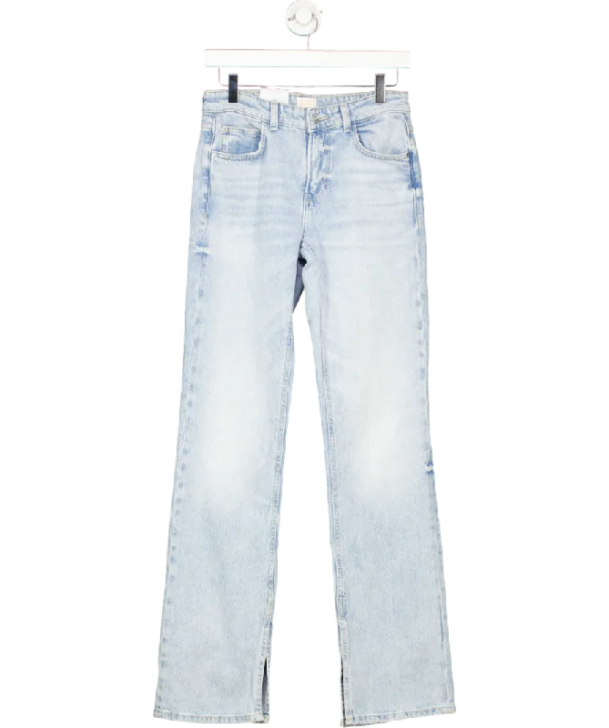 Durable stretch straight jeans for active lifestyles -Guess Blue Bootcut Denim Pant W27