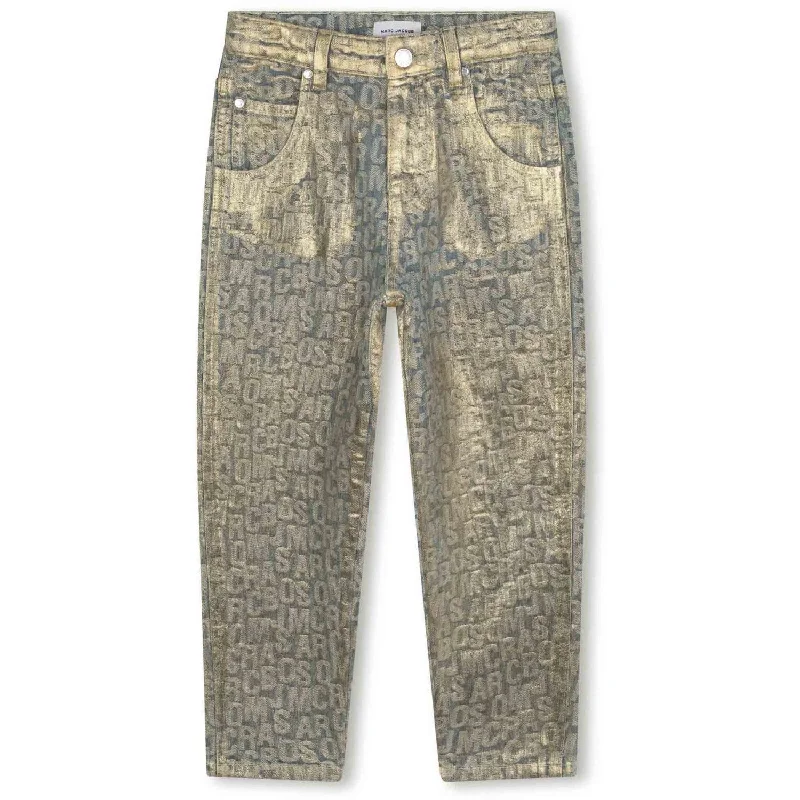 Cozy sweatpants pants for lazy Sunday mornings -Marc Jacobs New Gold Denim Trousers