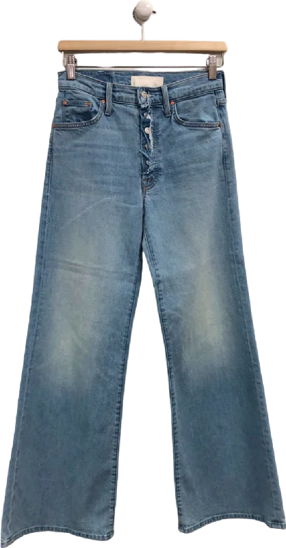 Soft stretch straight jeans for all-day comfort -Mother Denim Superior Light Blue Jeans UK 8