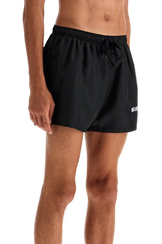 High-performance running shorts for men with reflective details for safety during workouts-embroidered sea boxer shorts