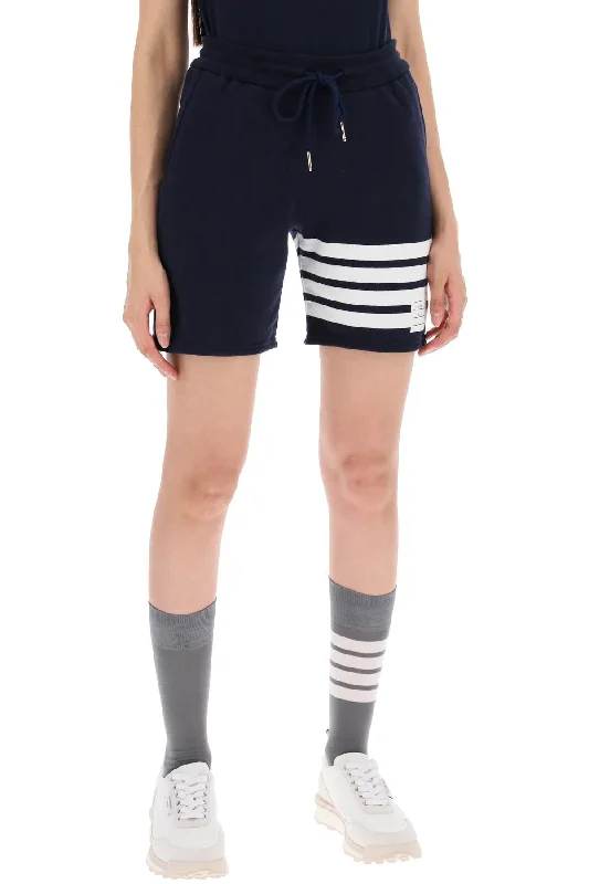 Stylish pleated shorts for women with a sophisticated design for casual office wear-4-bar shorts