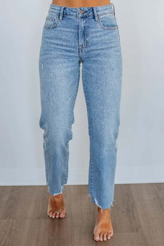 Stretchy skinny pants for figure-hugging appeal -Tracey Hidden Jeans - Secretive