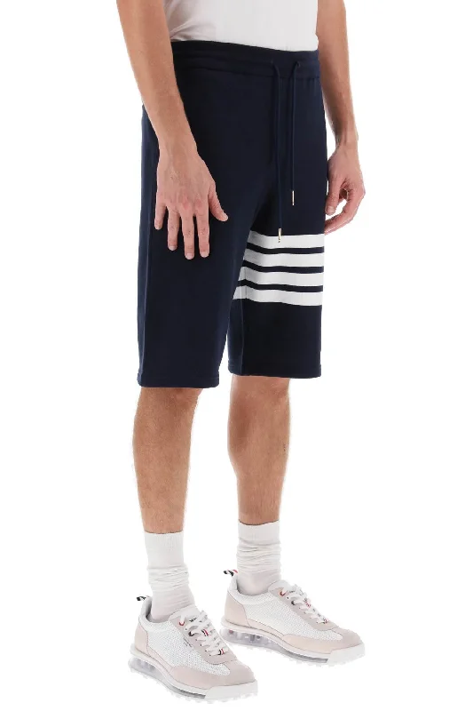 Versatile athletic shorts for men with deep pockets for keys, phone, and wallet-4-bar sweatshorts