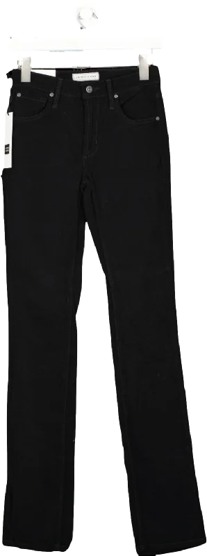 Durable straight jeans for long-lasting daily use -James Jeans Black High Rise Straight Leg  Cord Jeans BNWT W24