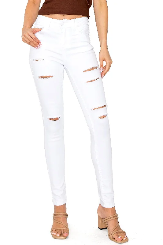 Fashion Jeans for Trendsetter -Slash Skinny Jeans