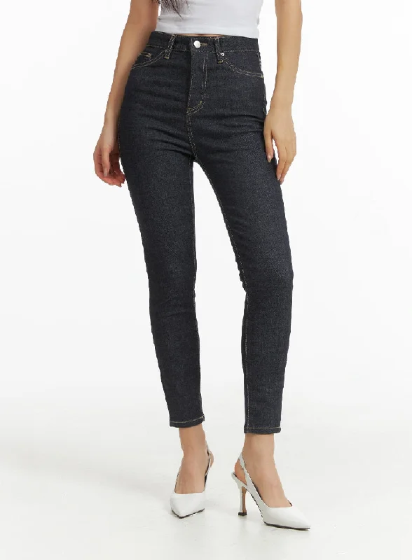 Carpenter Jeans for Function -High Waist Solid Skinny Jeans CJ425