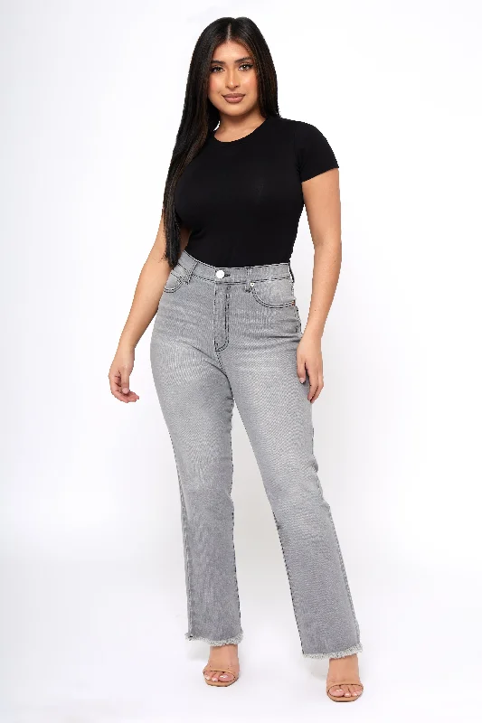 Adjustable waist pants for custom fit ease -The Pinch Straight Jean