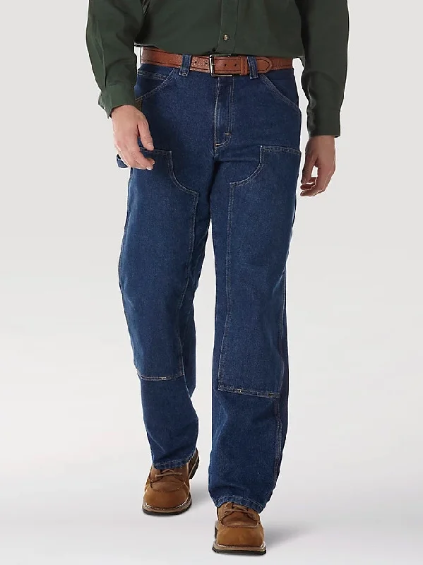 Vintage denim pants for timeless rugged style -Wrangler RIGGS Men's Utility Jean