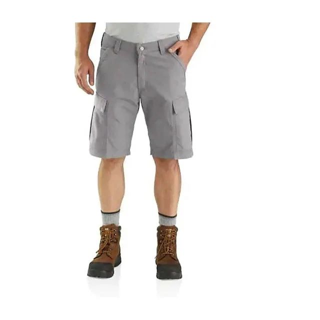 Casual chino shorts for men with a slim fit for a modern, polished look-Men's Force Relaxed Fit Ripstop Work Cargo Shorts