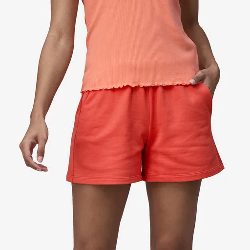 Comfortable shorts for men with elastic waistbands and a flexible fit for all-day wear-Women's Regenerative Organic Certified Cotton Essential Shorts - 4"