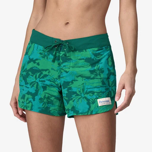 Women's athletic shorts with compression technology for a snug and supportive fit-Women's Wavefarer Boardshorts - 5"